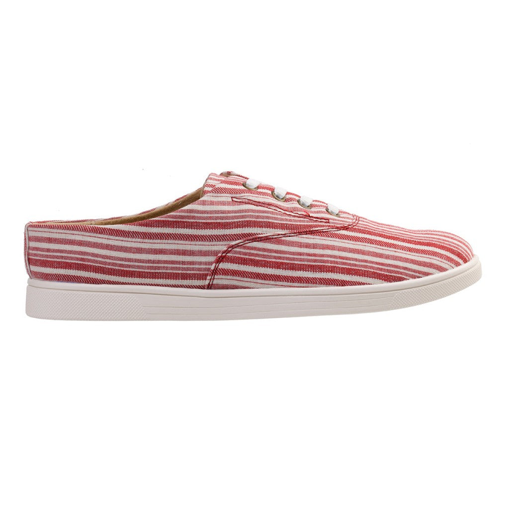 Spenco Khloe Kick Stripe Women's Shoes (Supportive Comfort) - Red Stripe - Product View - 1