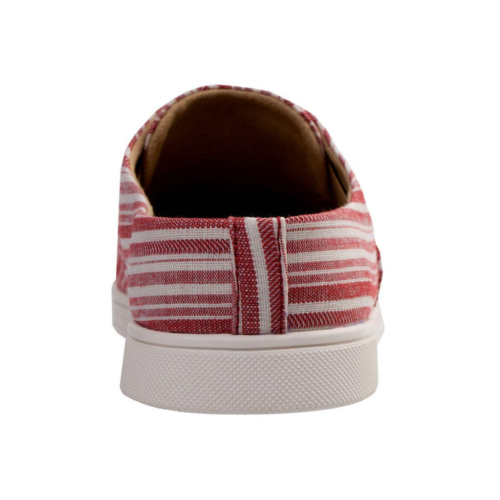 Spenco Khloe Kick Stripe Women's Shoes (Supportive Comfort) - Red Stripe - Product View - 5