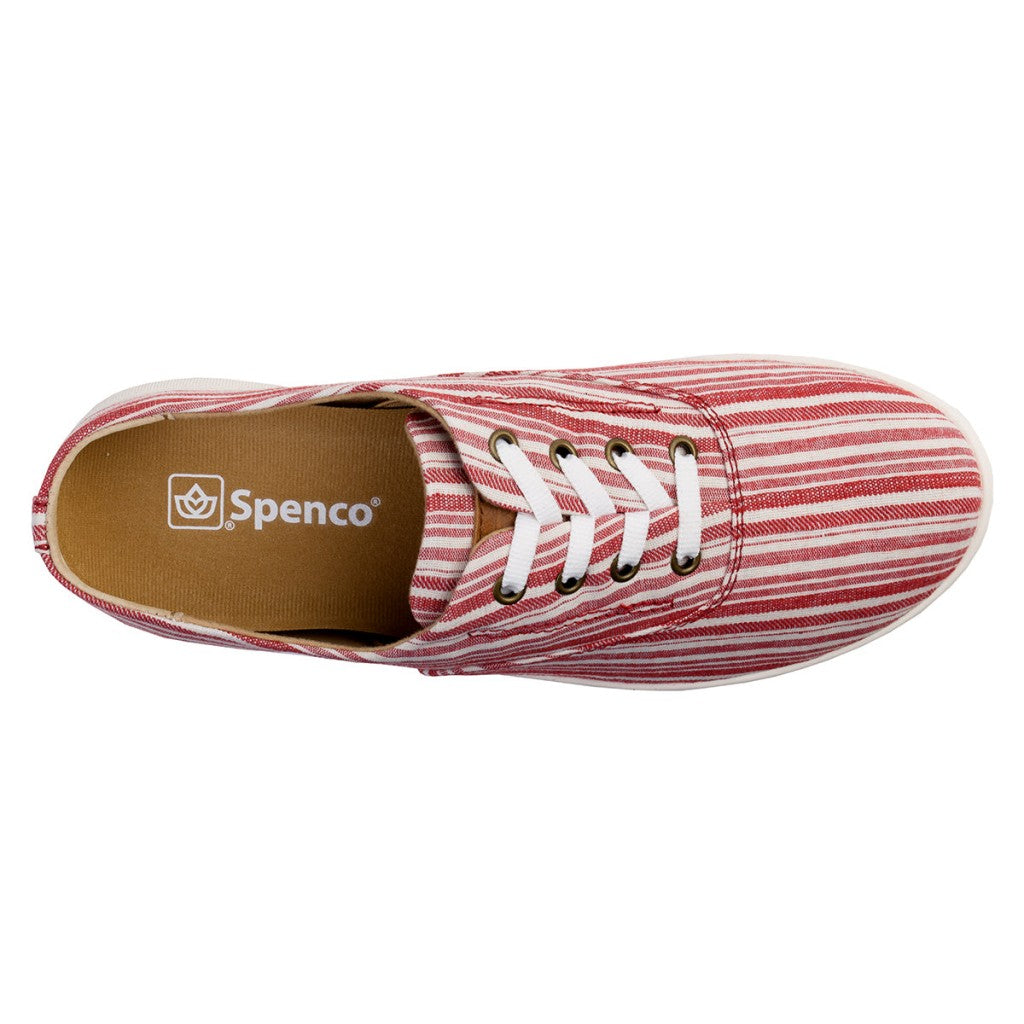 Spenco Khloe Kick Stripe Women's Shoes (Supportive Comfort) - Red Stripe - Product View - 7