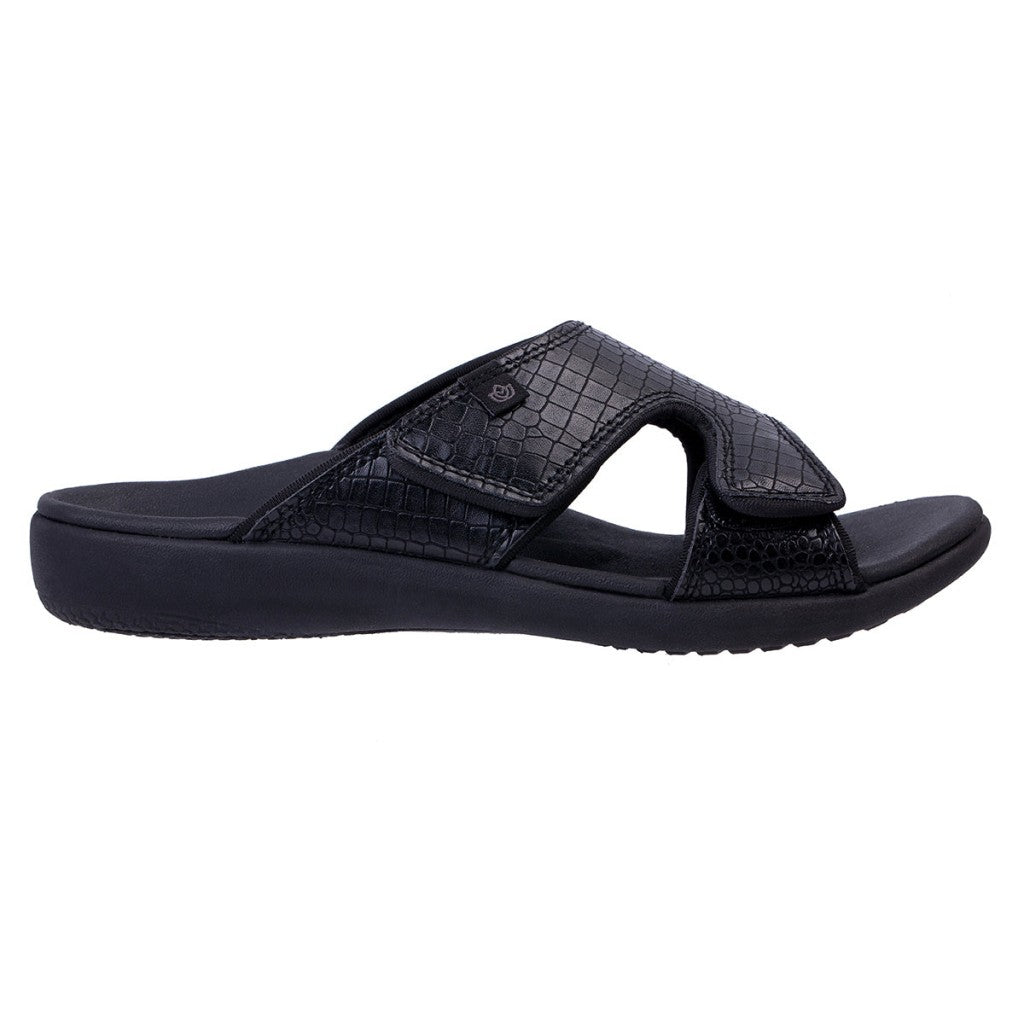 Spenco Kholo Mojave Adjustable Orthotic Support Women's Sandals - Black - Product View - 1