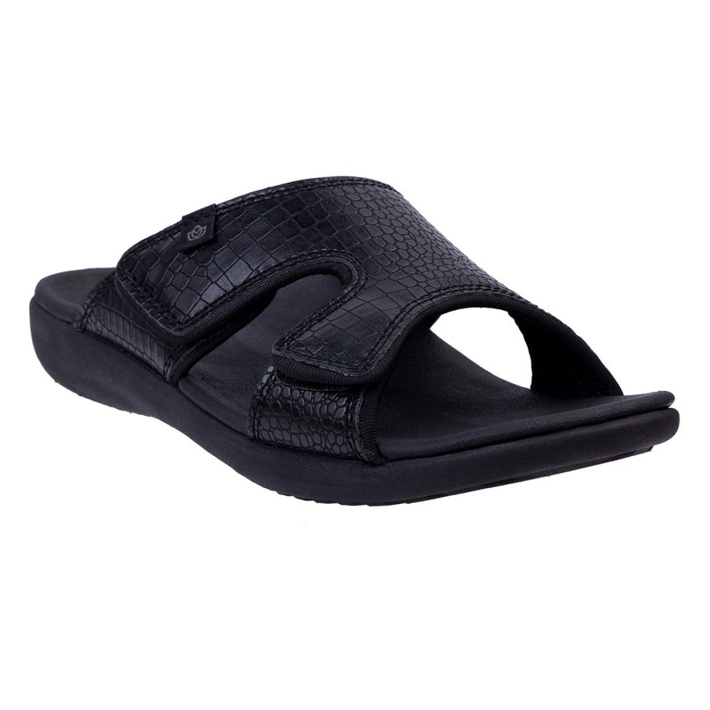 Spenco Kholo Mojave Adjustable Orthotic Support Women's Sandals - Black - Product View - 2