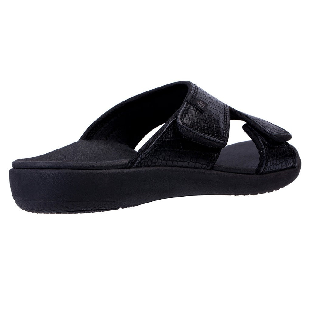 Spenco Kholo Mojave Adjustable Orthotic Support Women's Sandals - Black - Product View - 4