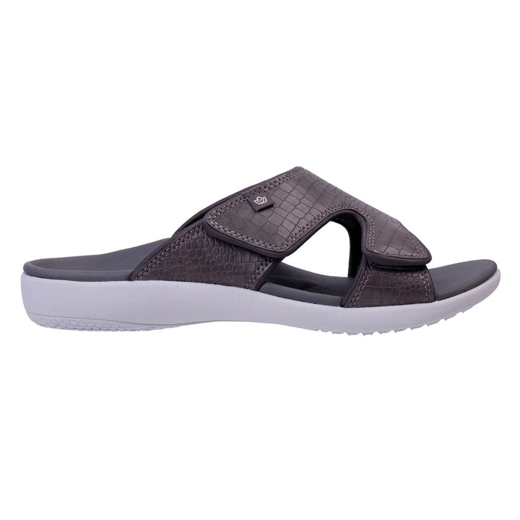 Spenco Kholo Mojave Adjustable Orthotic Support Women's Sandals - Dark Charcoal - Product View - 1