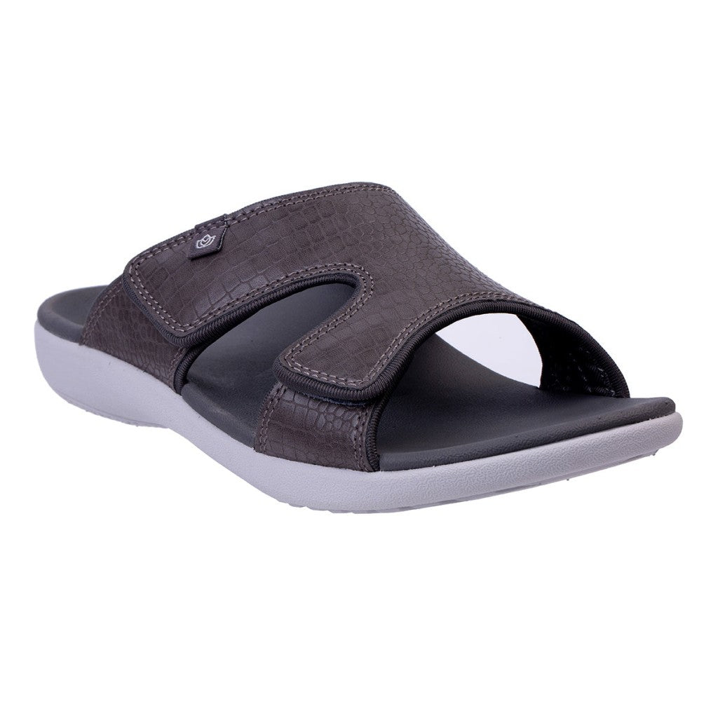 Spenco Kholo Mojave Adjustable Orthotic Support Women's Sandals - Dark Charcoal - Product View - 2