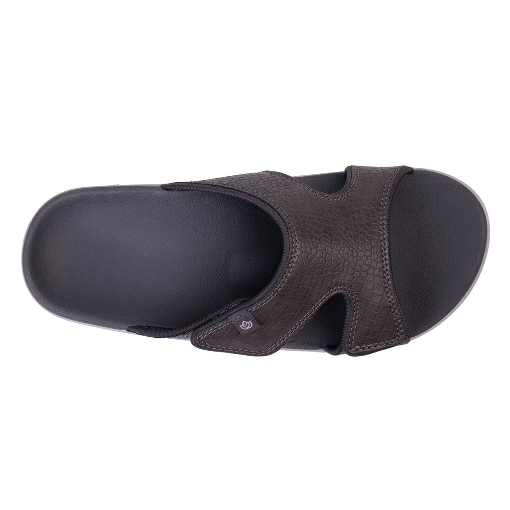 Spenco Kholo Mojave Adjustable Orthotic Support Women's Sandals - Dark Charcoal - Product View - 7