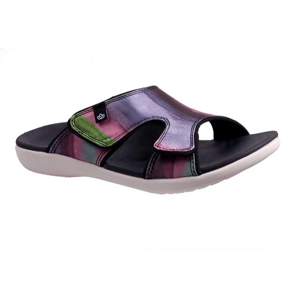 Spenco Kholo Monet Contoured Support & Comfort Women's Sandals - Black - Product View - 7