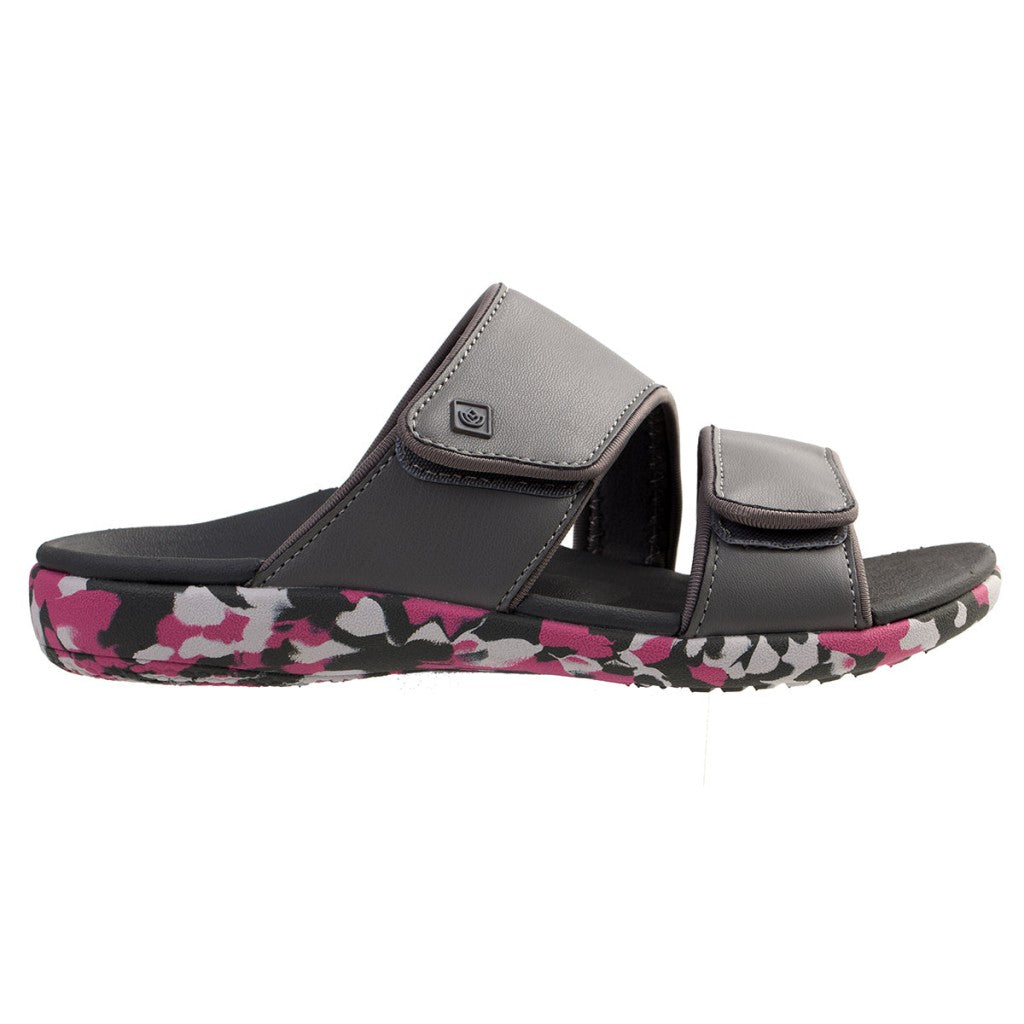 Spenco Kholo Nuevo Camo Full Contact Comfort Women's Sandals - Dark Charcoal - Product View - 1