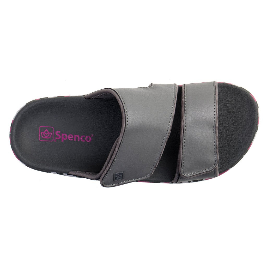 Spenco Kholo Nuevo Camo Full Contact Comfort Women's Sandals - Dark Charcoal - Product View - 7