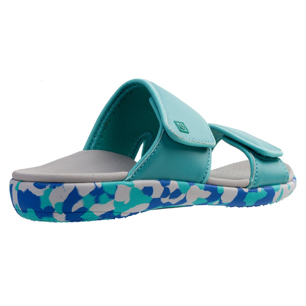 Spenco Kholo Nuevo Camo Full Contact Comfort Women's Sandals - Lagoon - Product View - 4