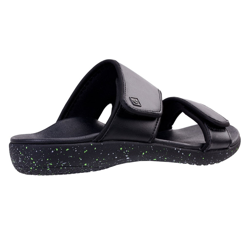 Spenco Kholo Nuevo Speckled Supportive Orthotic Women's Sandals - Black - Product View - 4