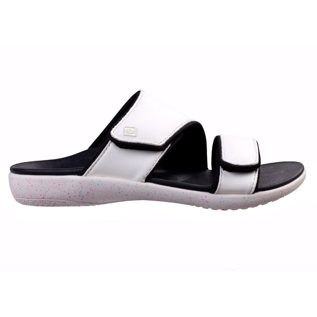 Spenco Kholo Nuevo Speckled Supportive Orthotic Women's Sandals - White - Product View - 1