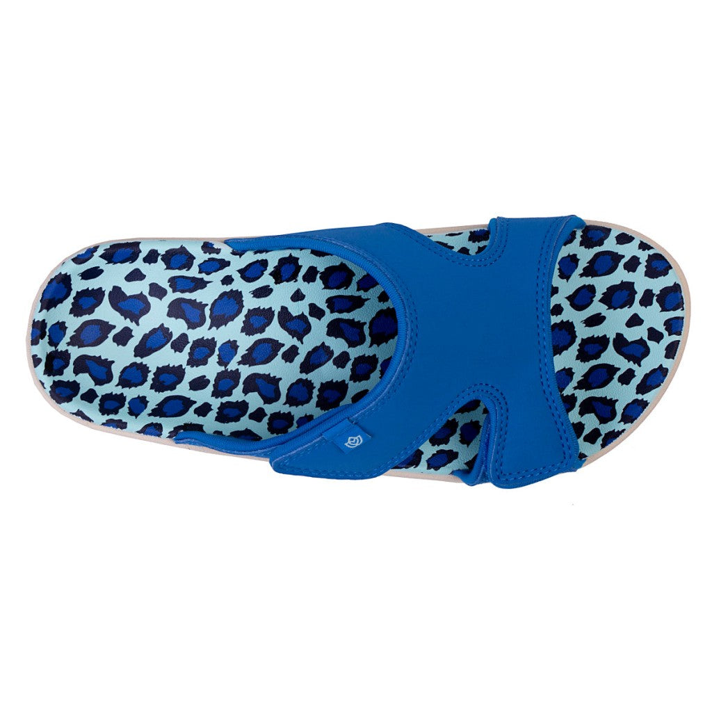 Spenco Kholo Wild Orthotic Comfort Women's Sandals - Blue Leopard - Product View - 7