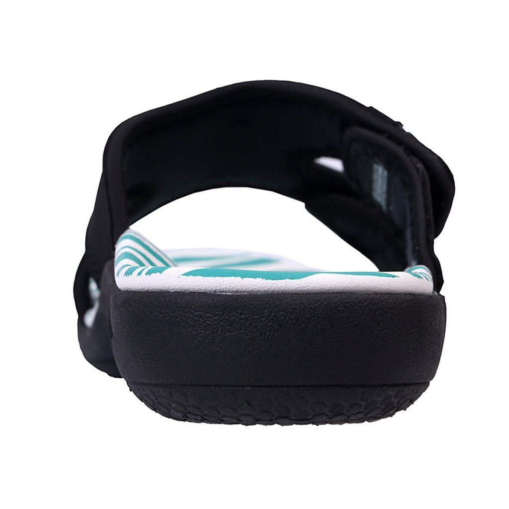 Spenco Kholo Wild Orthotic Comfort Women's Sandals - Teal Zebra - Product View - 5
