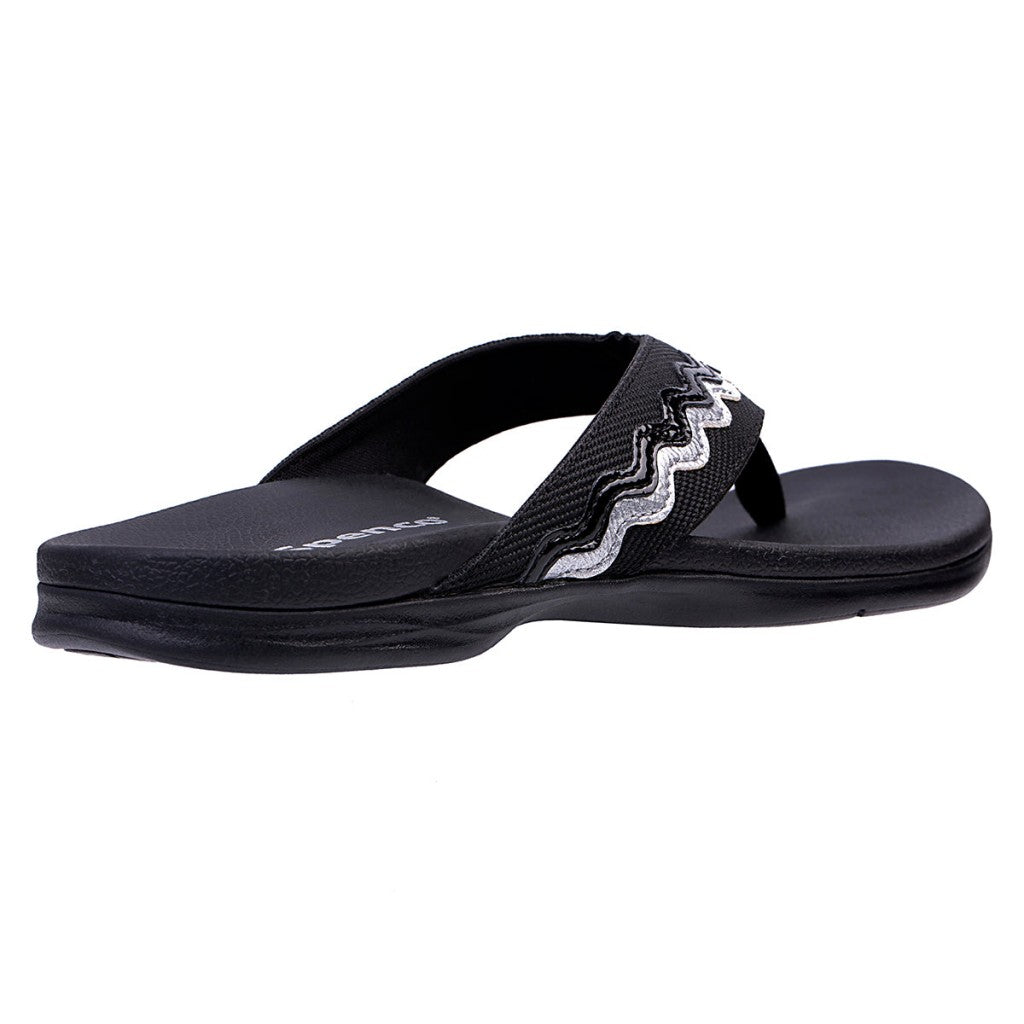 Spenco La Paz Full Contact Comfort Women's Sandals - Black - Product View - 4