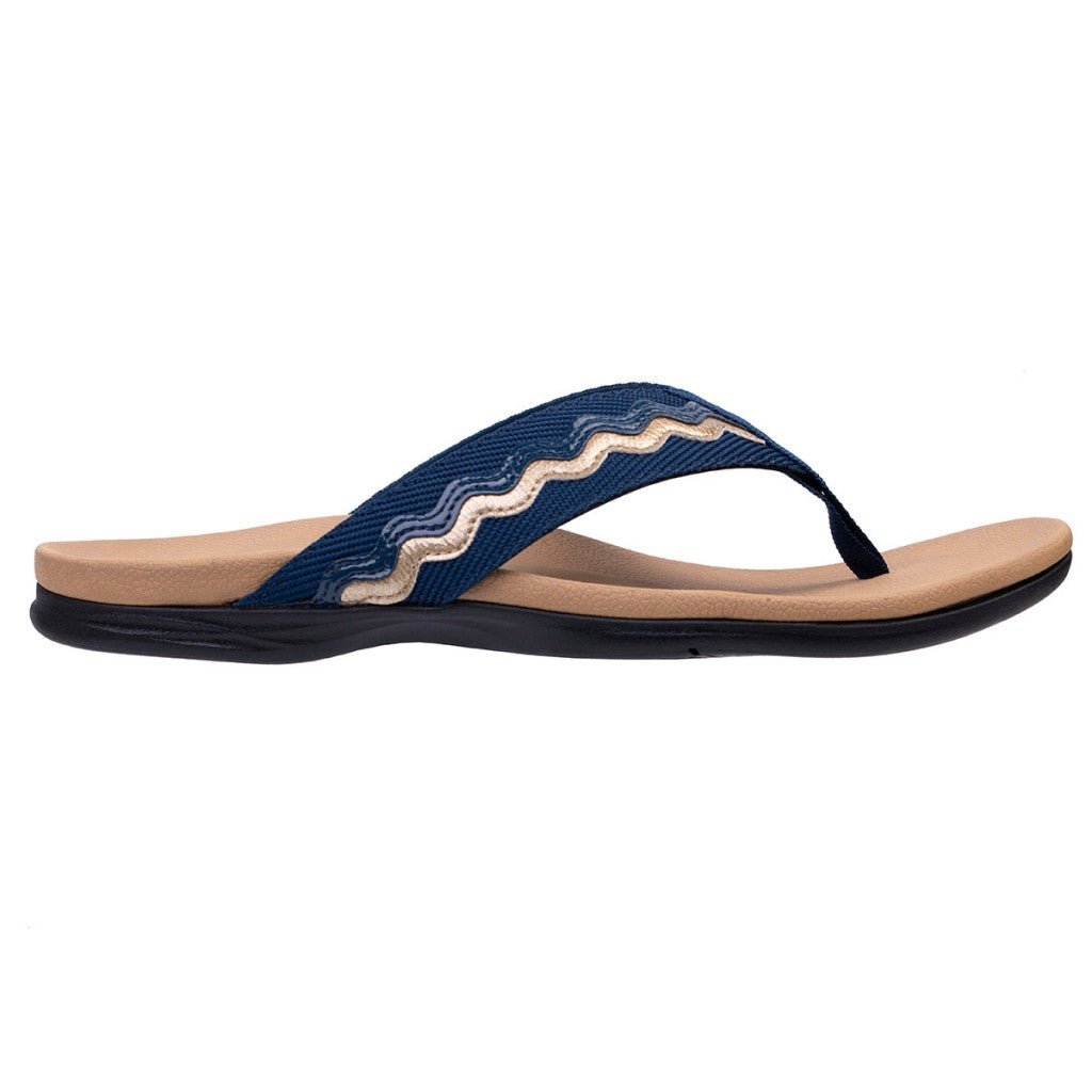 Spenco La Paz Full Contact Comfort Women's Sandals - Dark Blue - Product View - 1