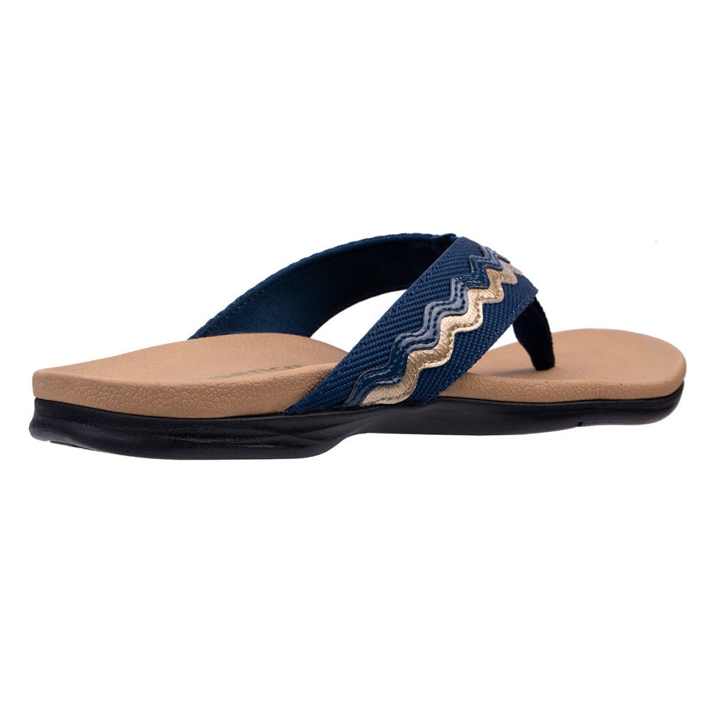 Spenco La Paz Full Contact Comfort Women's Sandals - Dark Blue - Product View - 4