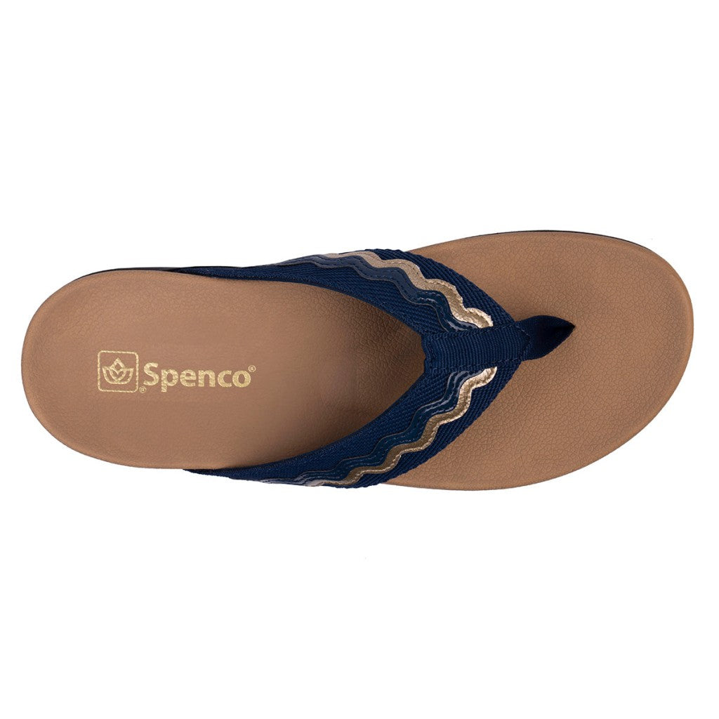 Spenco La Paz Full Contact Comfort Women's Sandals - Dark Blue - Product View - 7