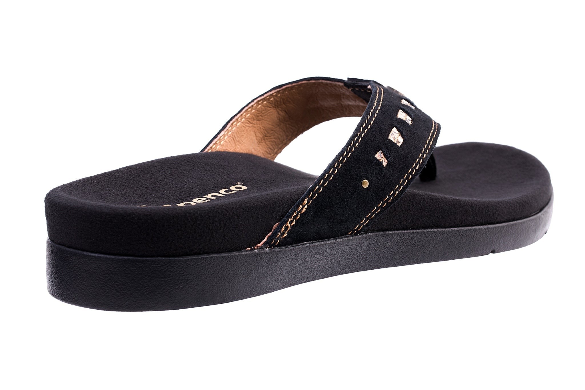 Spenco Laguna Woven Cushioned Support Women's Sandals - Black - Product View - 4