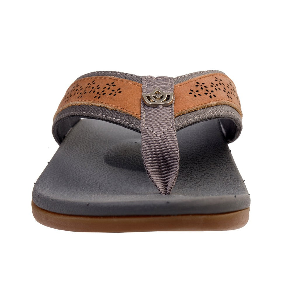 Spenco Miramar Full Contact Comfort Women's Sandals - Grey - Product View - 3