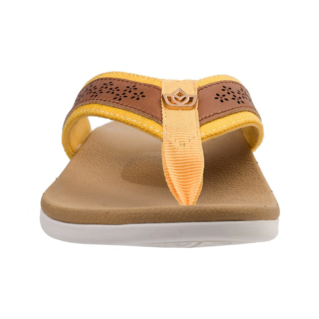 Spenco Miramar Full Contact Comfort Women's Sandals - Yellow - Product View - 3