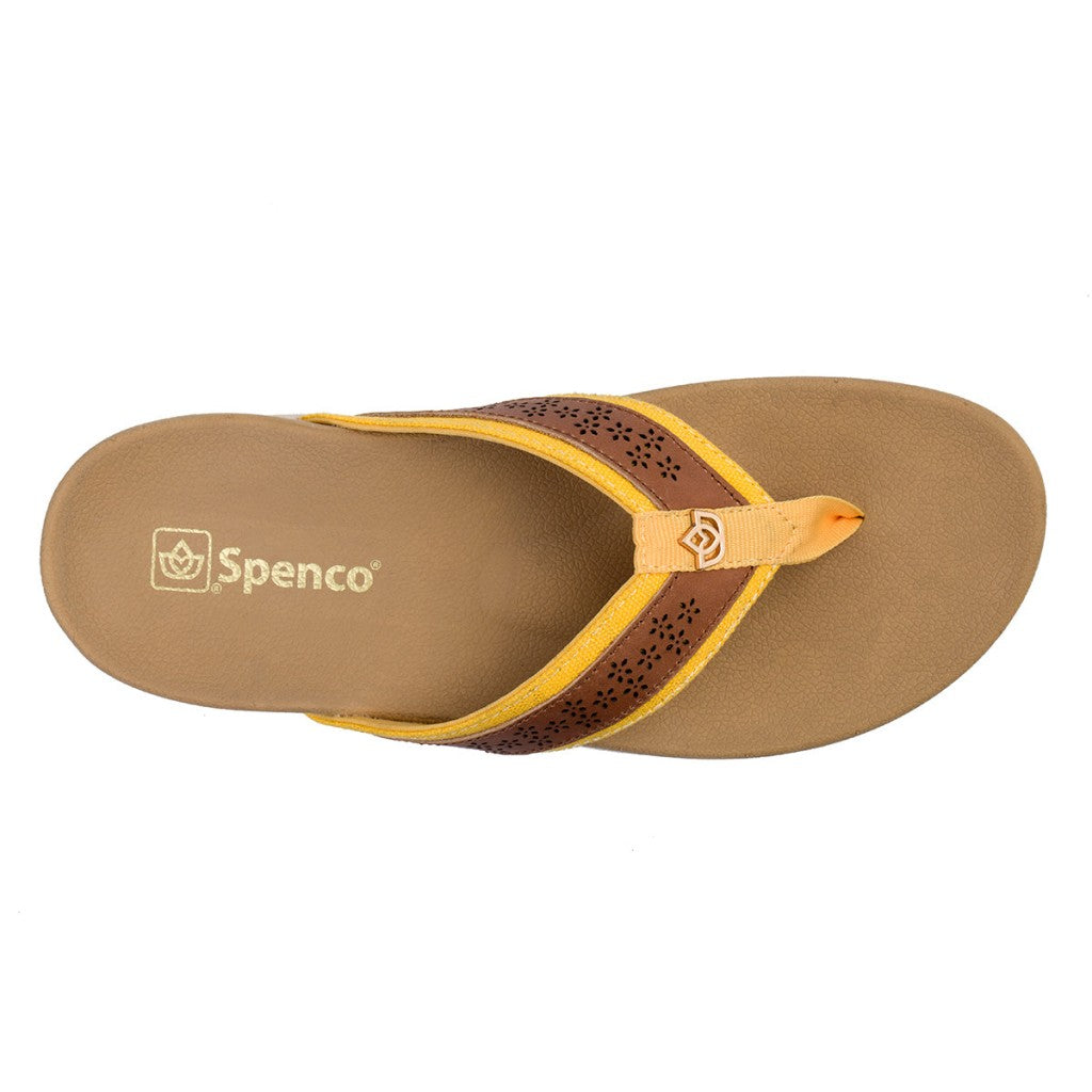 Spenco Miramar Full Contact Comfort Women's Sandals - Yellow - Product View - 7