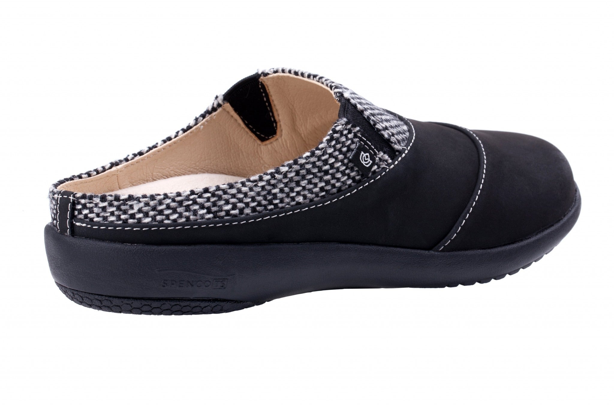 Spenco Nuevo Harvest Slip-On Orthotic Arch Support Women's Shoes - Black - Product View - 4