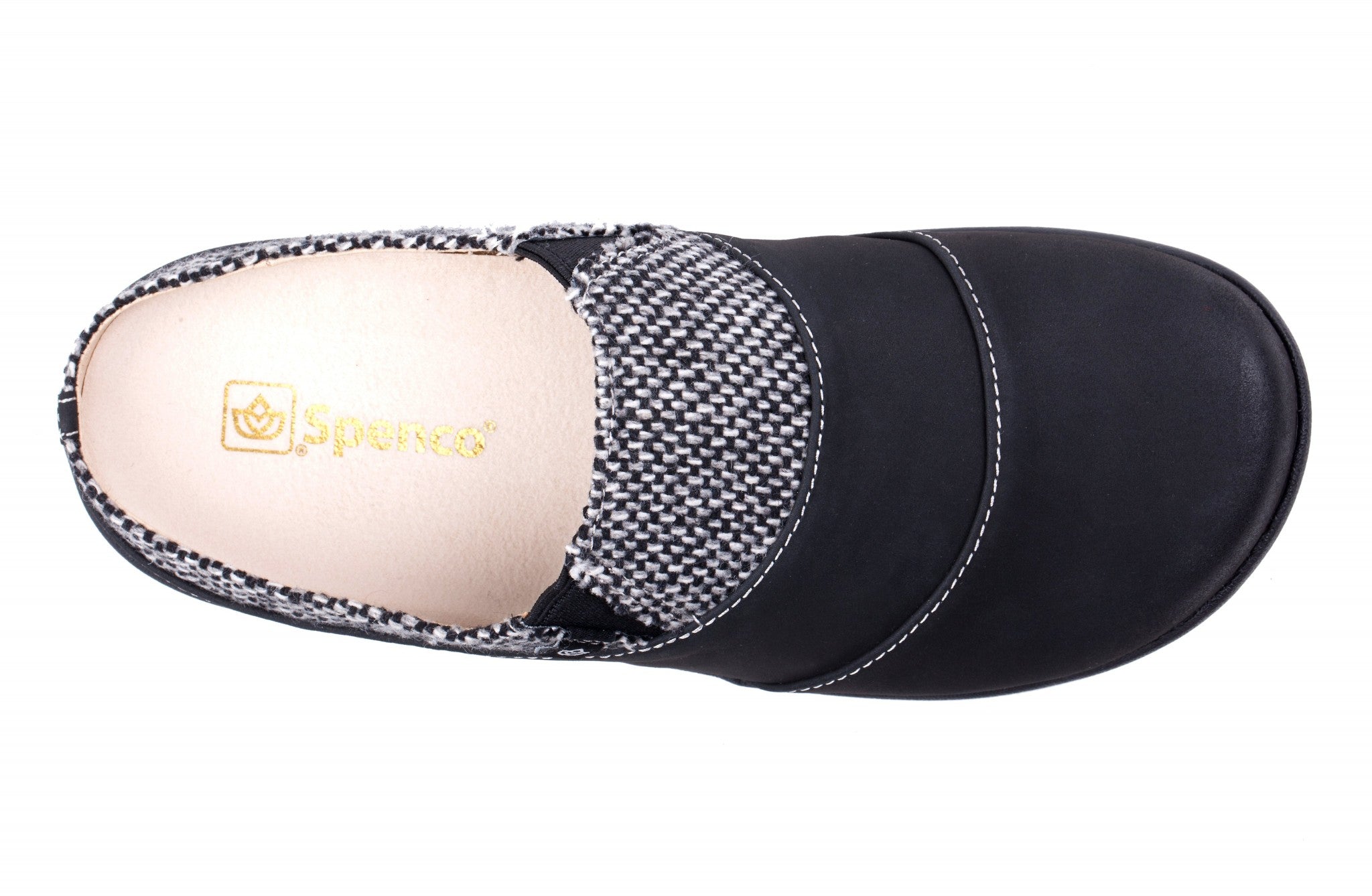 Spenco Nuevo Harvest Slip-On Orthotic Arch Support Women's Shoes - Black - Product View - 7