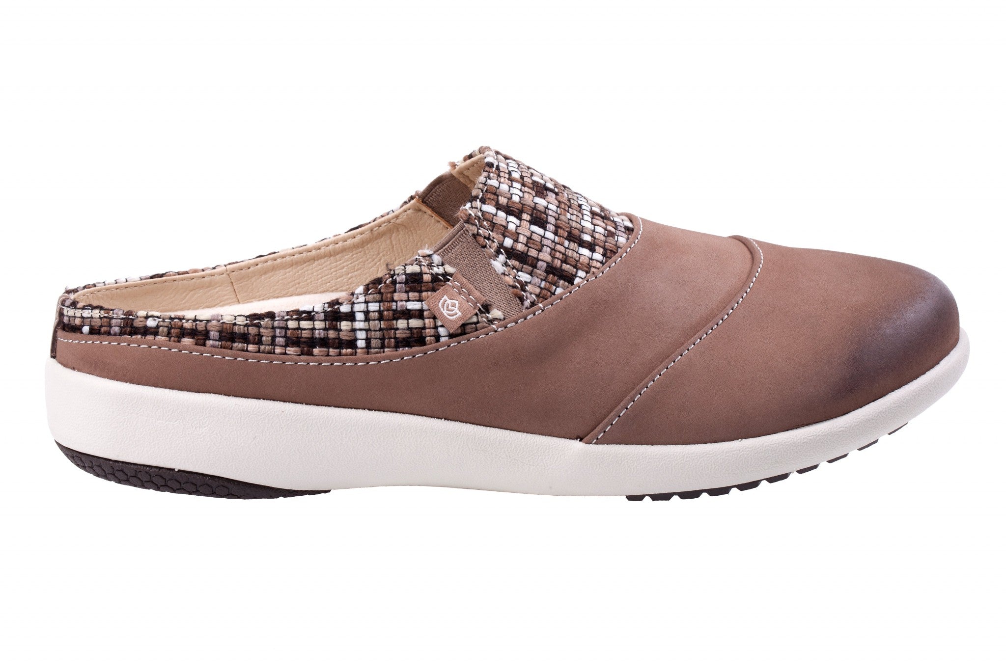 Spenco Nuevo Harvest Slip-On Orthotic Arch Support Women's Shoes - Fossil - Product View - 1