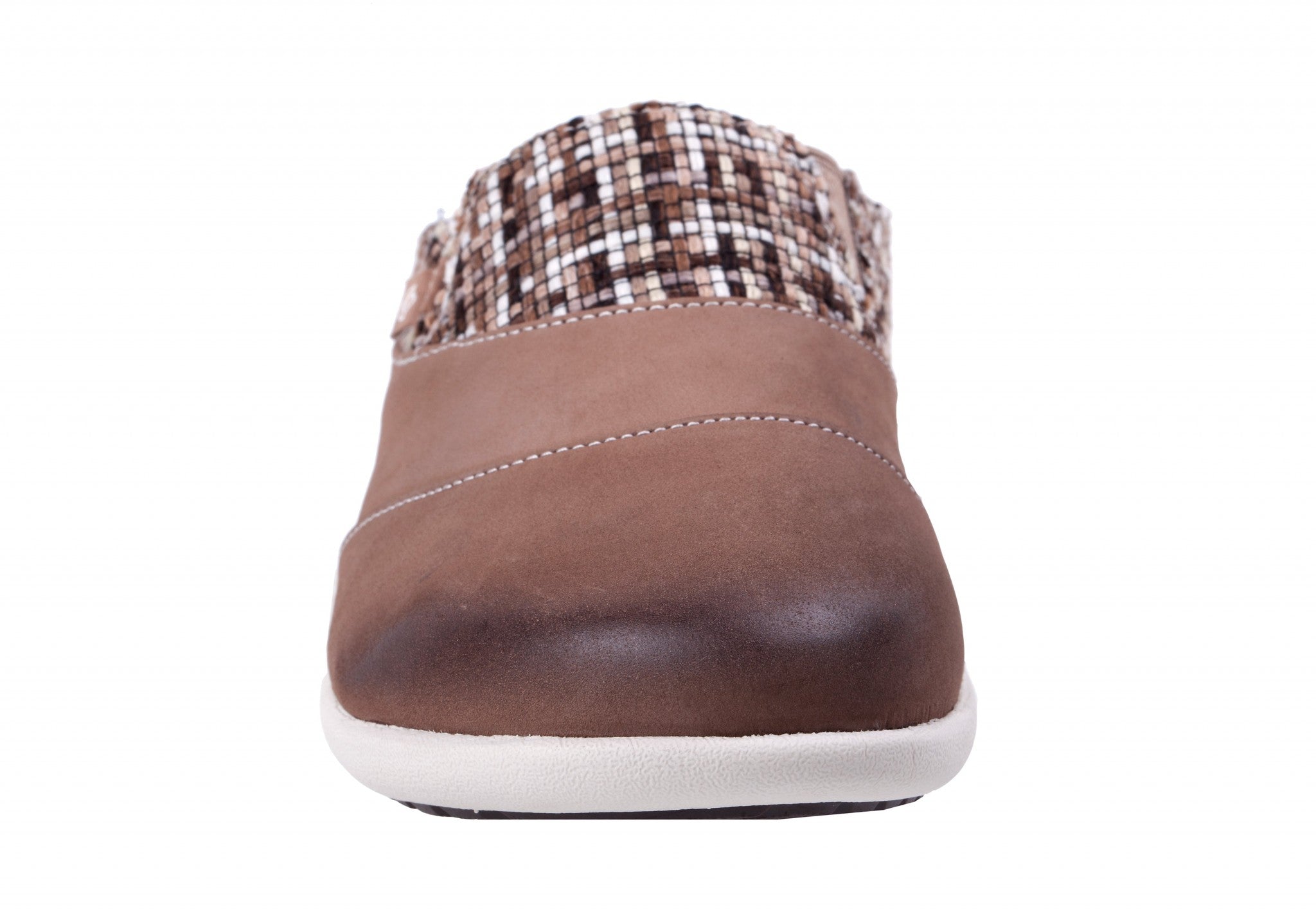 Spenco Nuevo Harvest Slip-On Orthotic Arch Support Women's Shoes - Fossil - Product View - 3