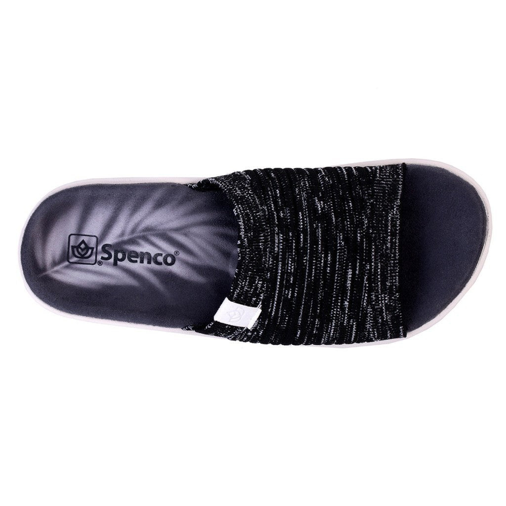 Spenco Odessa Fauna Memory Foam Support Women's Sandals - Black - Product View - 7
