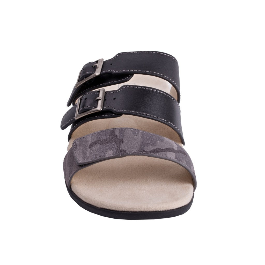 Spenco Orchid Women's Sandals - Black / Camo - Product View - 3
