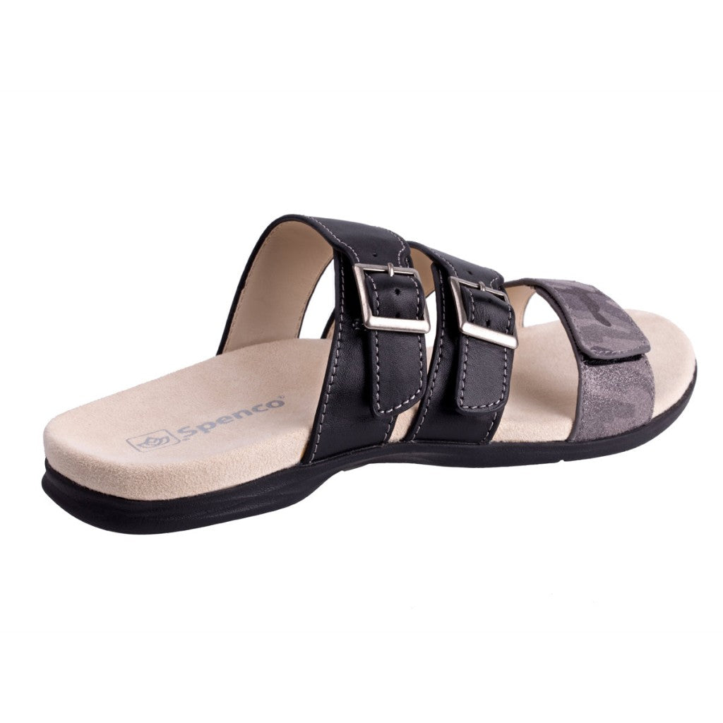 Spenco Orchid Women's Sandals - Black / Camo - Product View - 4