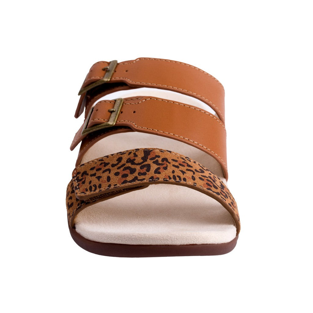 Spenco Orchid Women's Sandals - Saddle / Cheetah - Product View - 3
