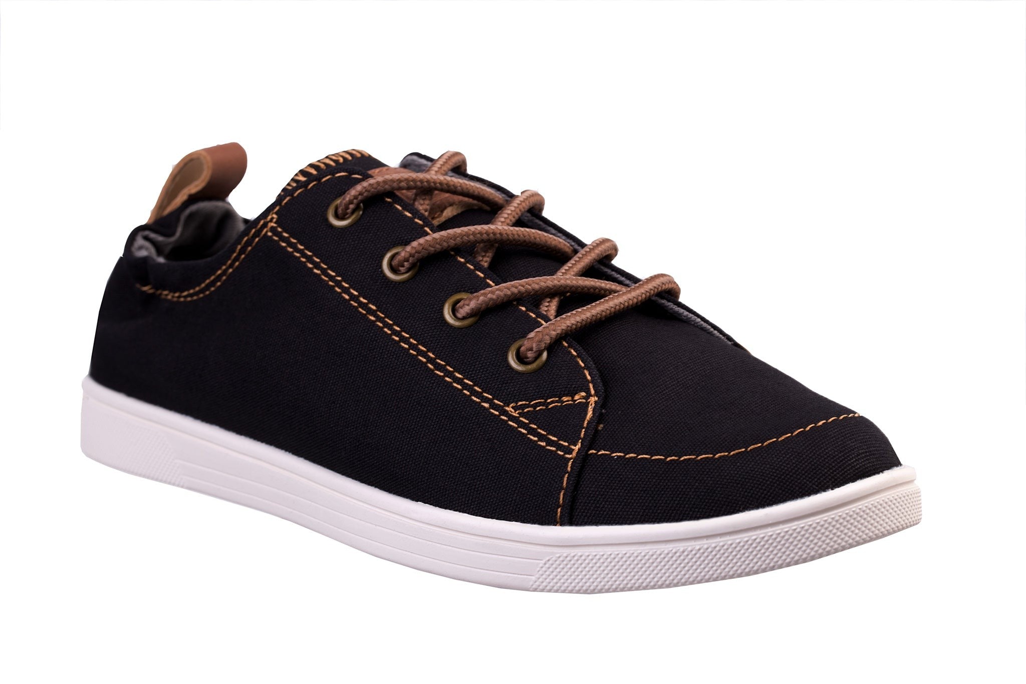 Spenco Santa Clara Canvas Classic Full Contact Comfort Support Women's Shoes - Black - Product View - 2