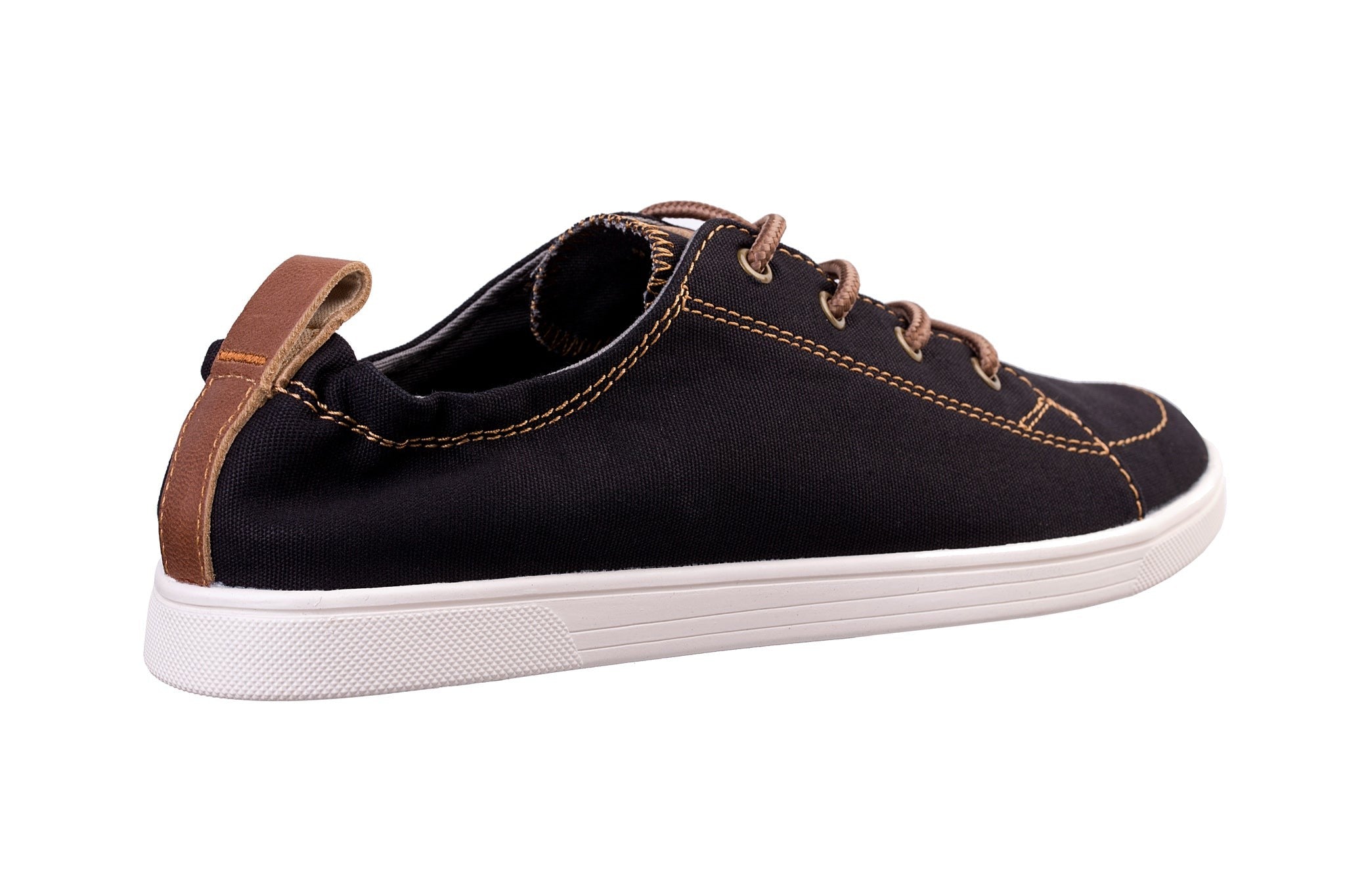 Spenco Santa Clara Canvas Classic Full Contact Comfort Support Women's Shoes - Black - Product View - 4