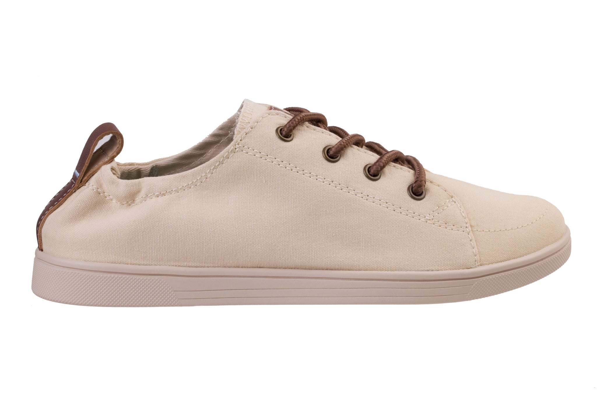 Spenco Santa Clara Canvas Classic Full Contact Comfort Support Women's Shoes - Cream - Product View - 1