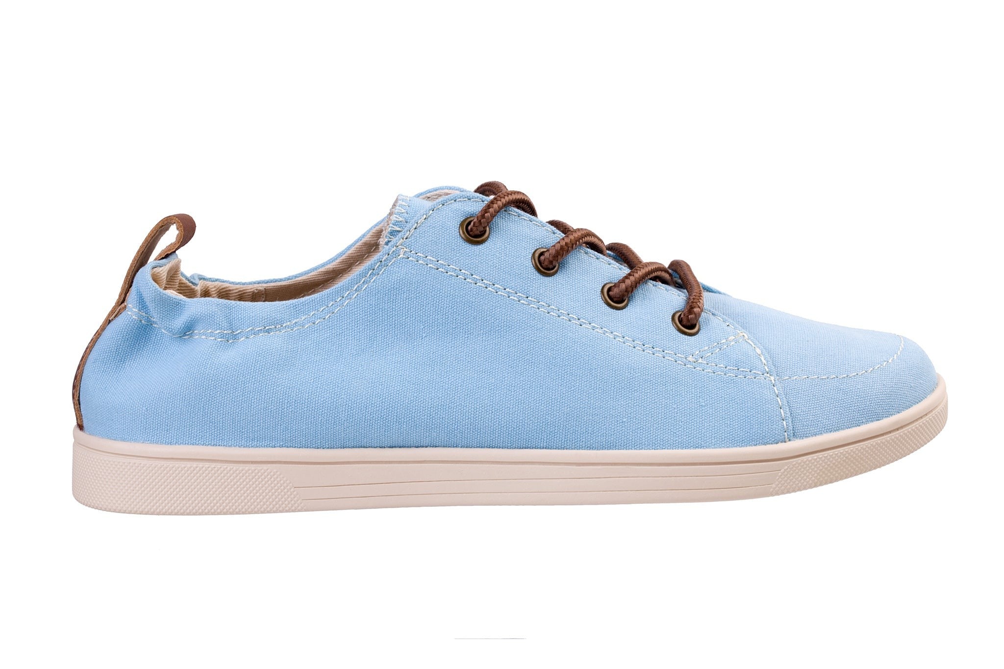 Spenco Santa Clara Canvas Women's Shoes with Full Contact Comfort and Support - Blue Glass - Product View - 1