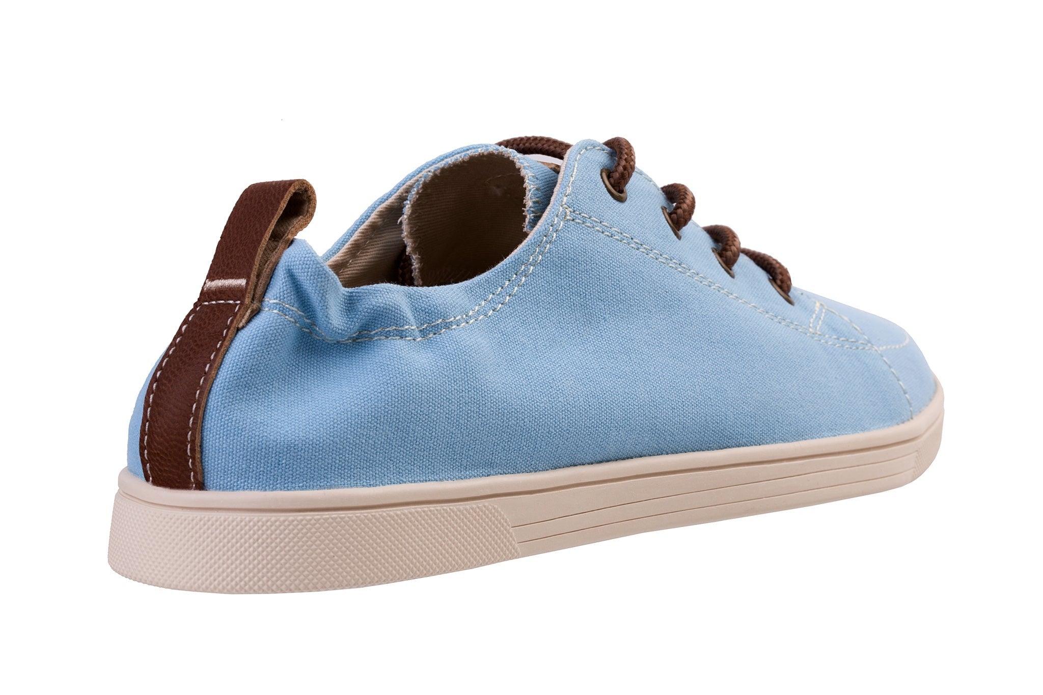 Spenco Santa Clara Canvas Women's Shoes with Full Contact Comfort and Support - Blue Glass - Product View - 4