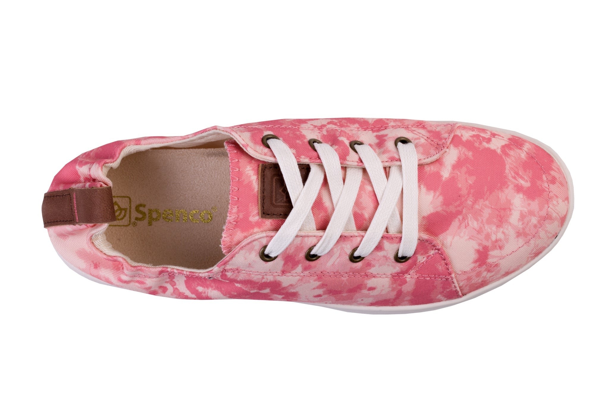 Spenco Santa Clara Tie Dye Pastels Flexalign Sneaker Women's Shoes - Pink - Product View - 7