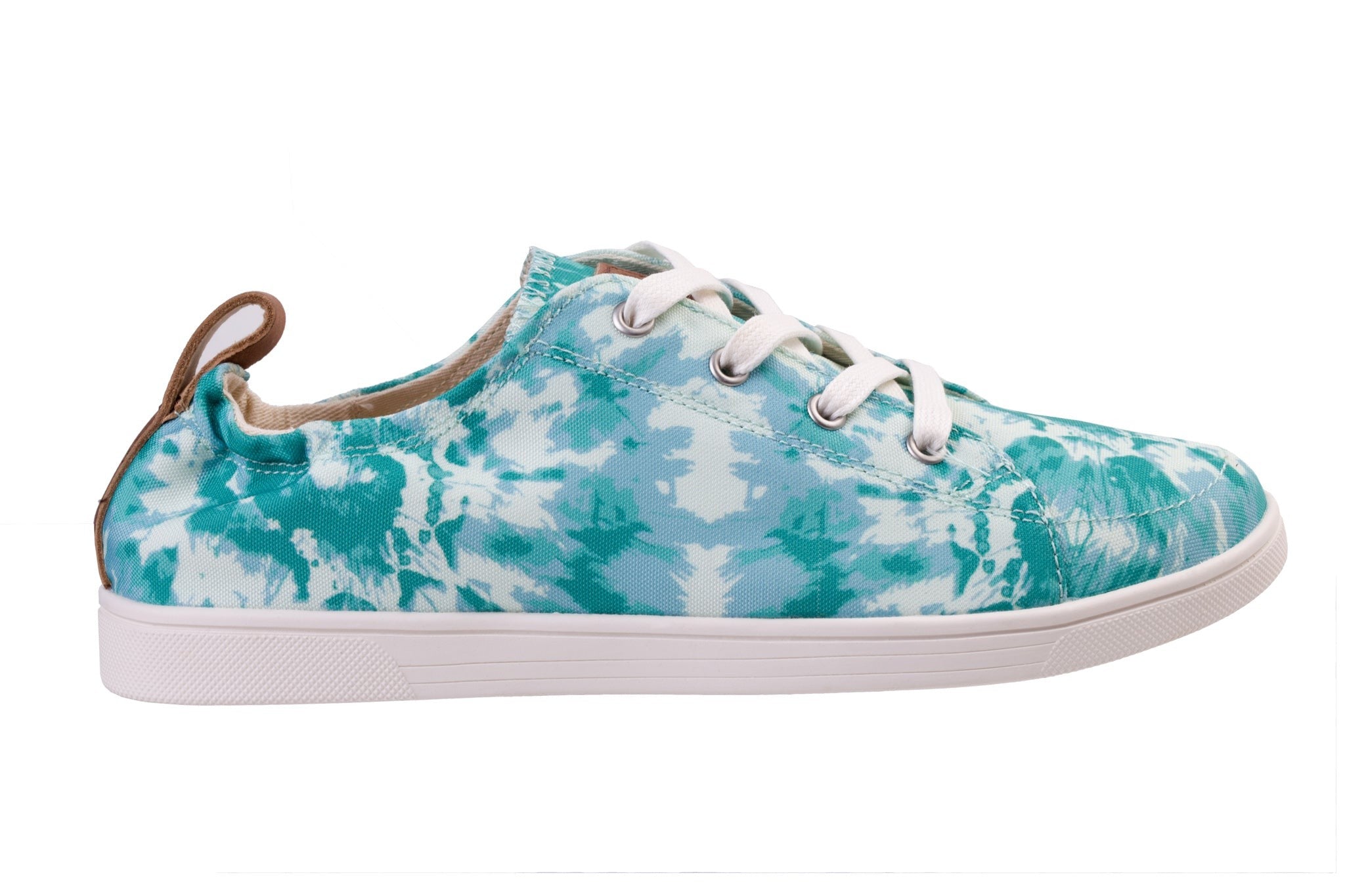 Spenco Santa Clara Tie Dye Pastels Flexalign Sneaker Women's Shoes - Teal - Product View - 1