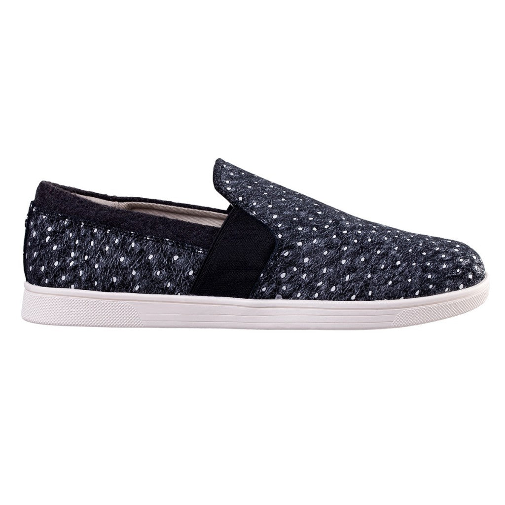 Spenco Santa Cruz Ostrich Comfort & Support Women's Shoes - Black - Product View - 1