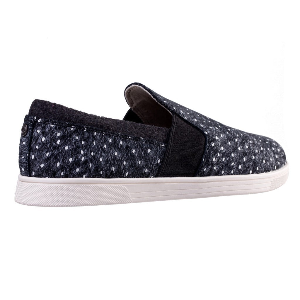 Spenco Santa Cruz Ostrich Comfort & Support Women's Shoes - Black - Product View - 4