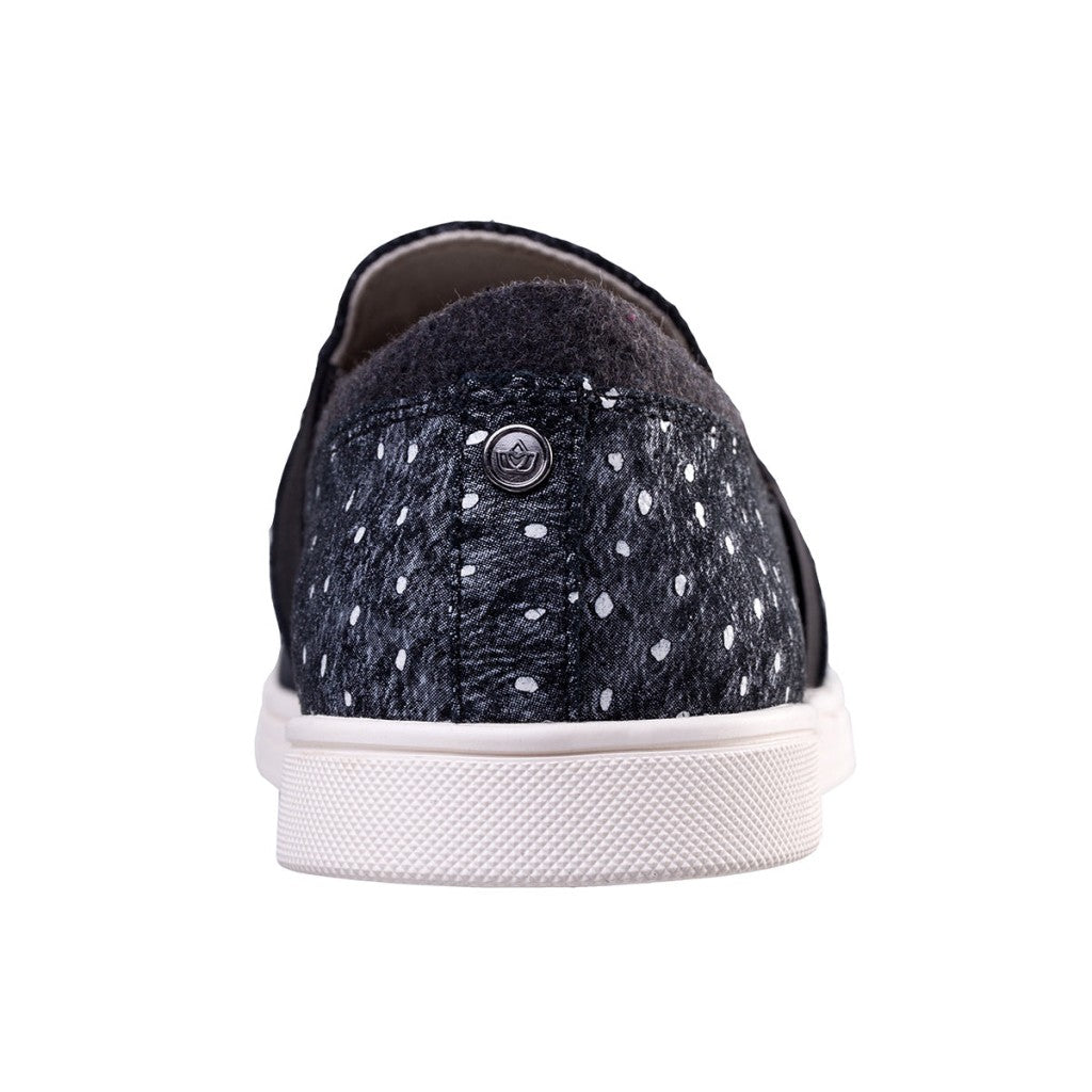 Spenco Santa Cruz Ostrich Comfort & Support Women's Shoes - Black - Product View - 5