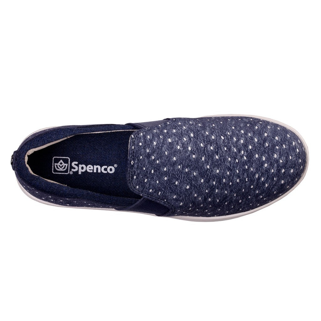 Spenco Santa Cruz Ostrich Comfort & Support Women's Shoes - Blue Haze - Product View - 7