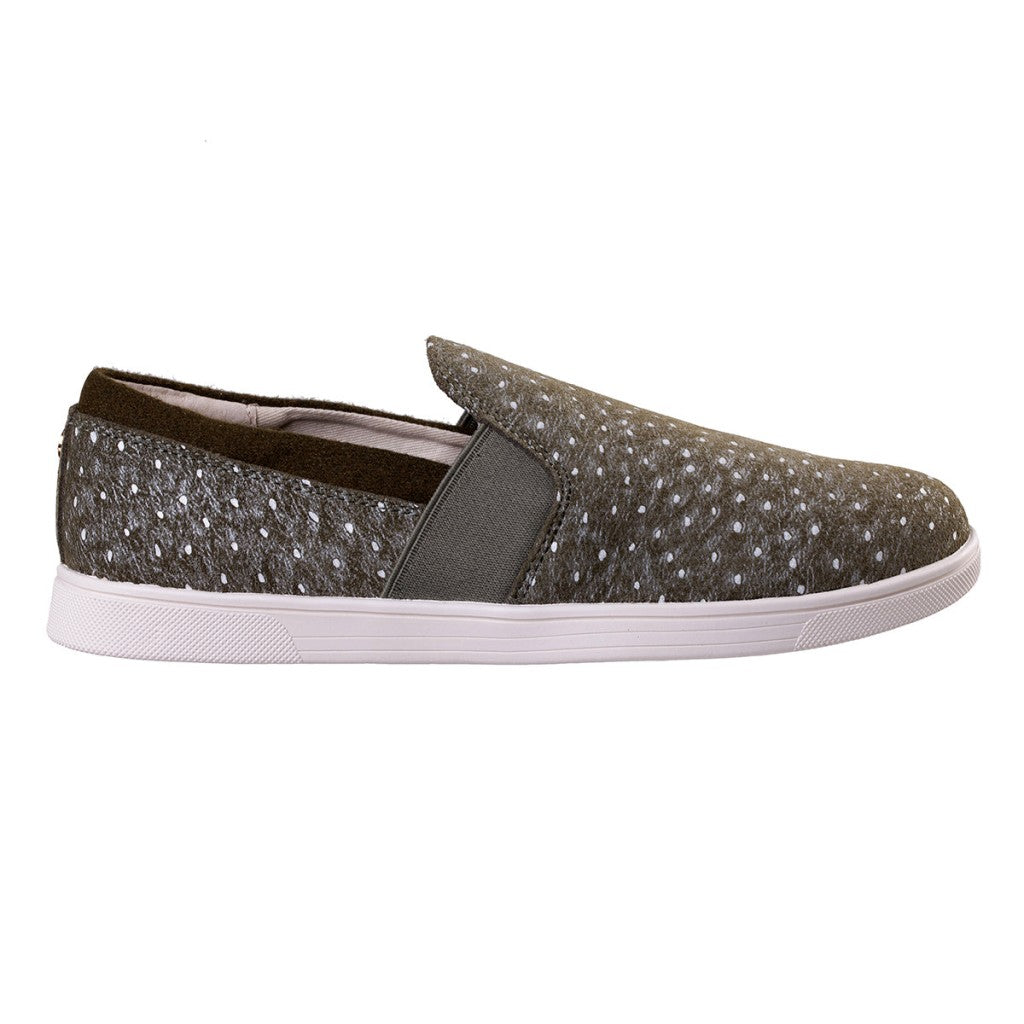 Spenco Santa Cruz Ostrich Comfort & Support Women's Shoes - Olive - Product View - 1