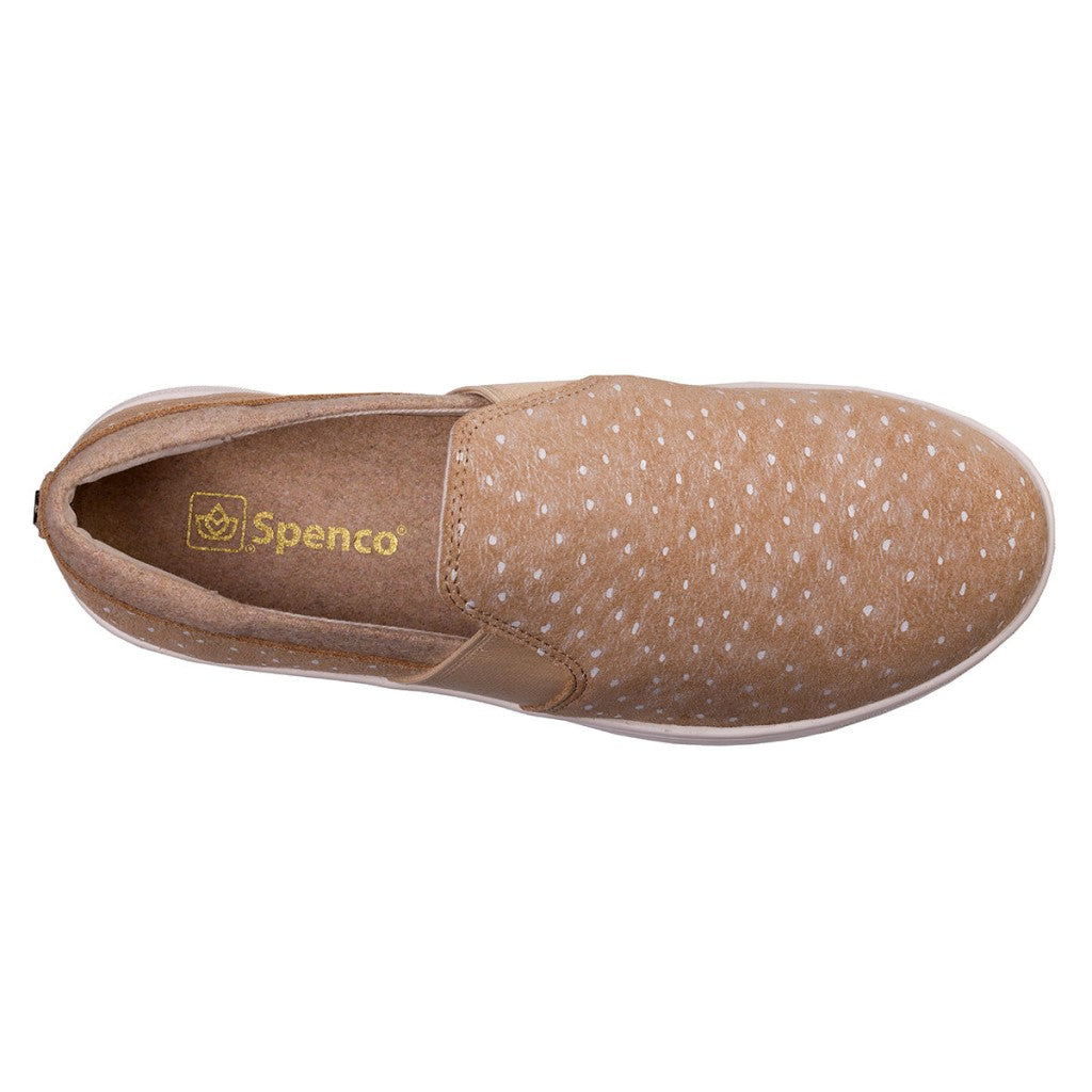 Spenco Santa Cruz Ostrich Comfort & Support Women's Shoes - Tan - Product View - 7
