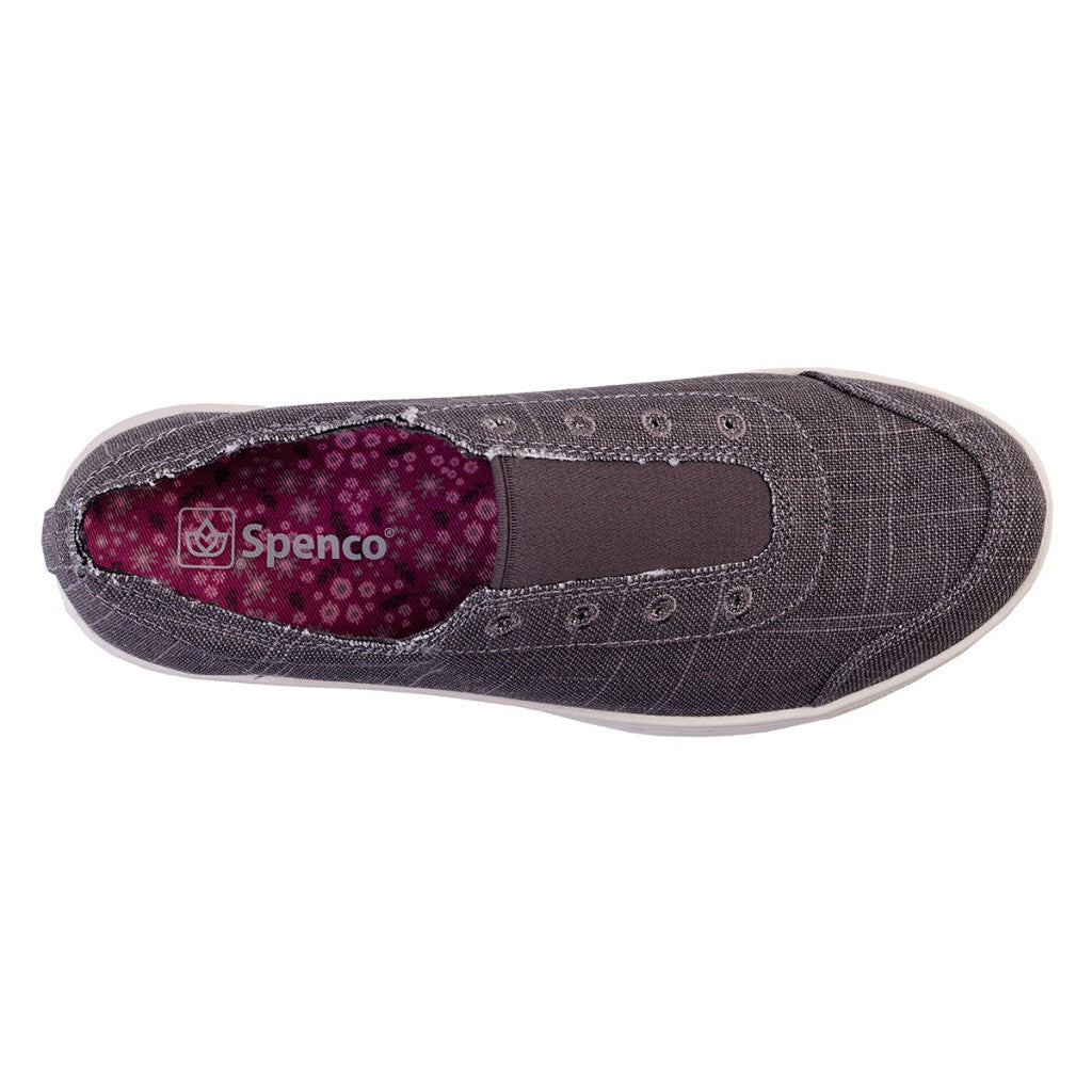 Spenco Santa Maria Canvas Supportive Comfort Women's Shoes - Black - Product View - 7