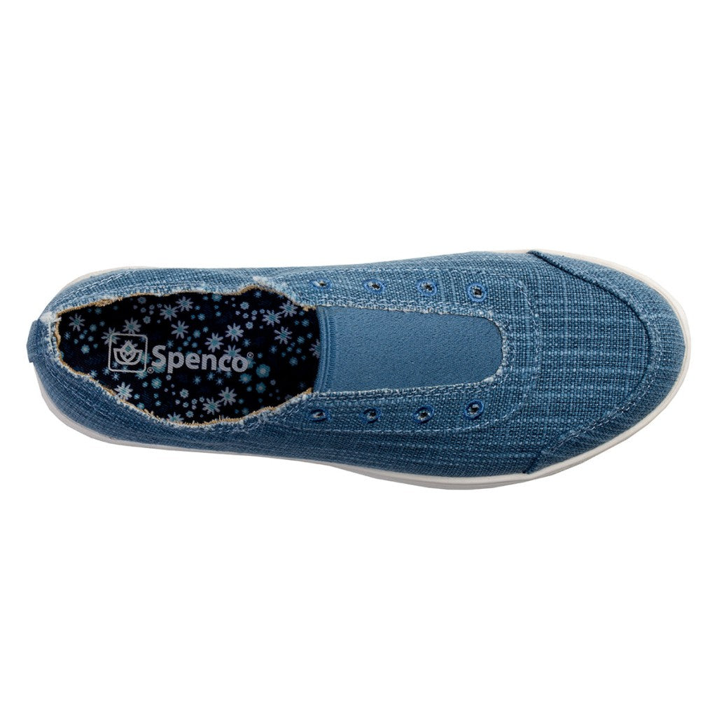 Spenco Santa Maria Canvas Supportive Comfort Women's Shoes - Bluestone - Product View - 7