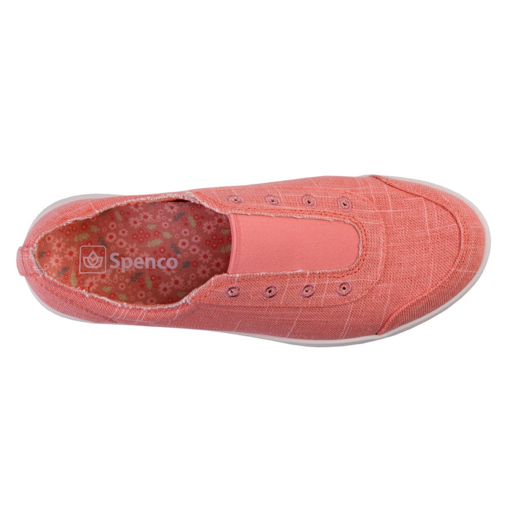 Spenco Santa Maria Canvas Supportive Comfort Women's Shoes - Red - Product View - 7