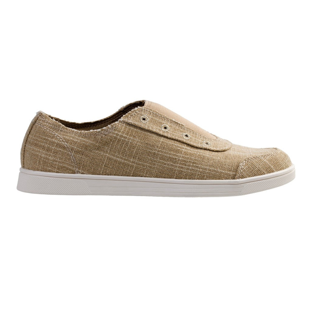 Spenco Santa Maria Canvas Supportive Comfort Women's Shoes - Tan - Product View - 1